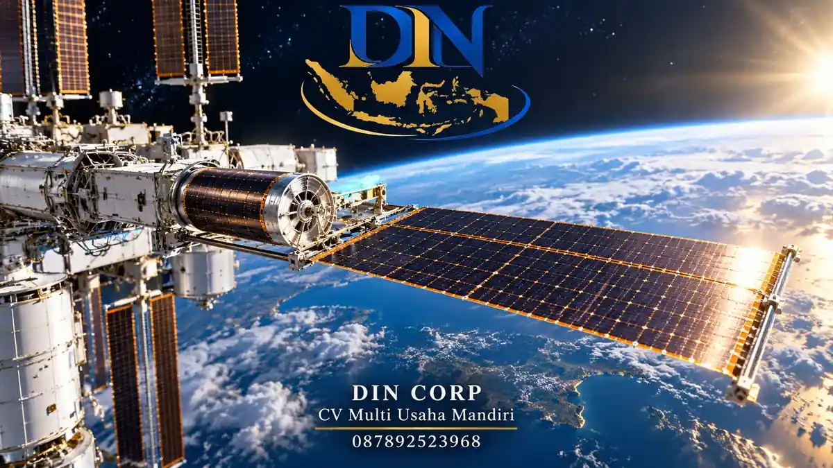 Ilustrasi konseptual: NASA mengulas panel surya gulung untuk menambah pasokan daya ISS