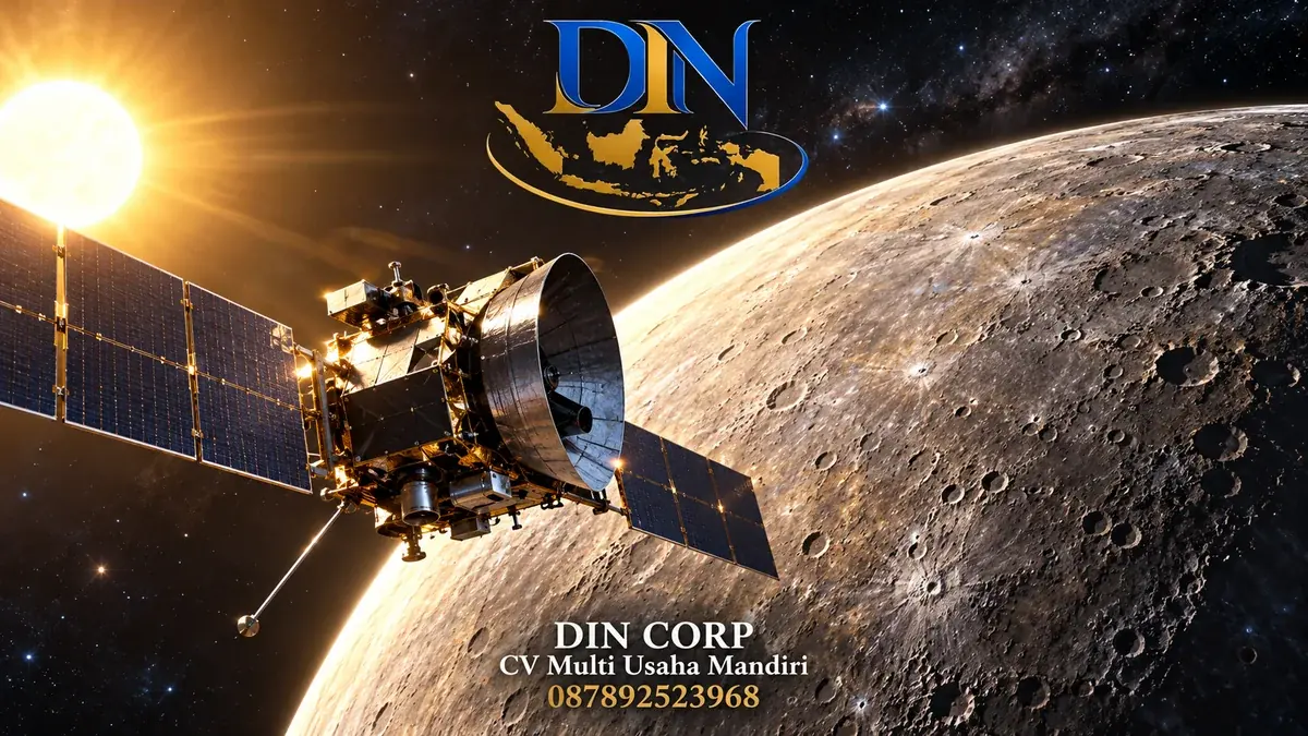 Ilustrasi konseptual: ESA menyediakan tayangan ulang tahap awal kedatangan BepiColombo
