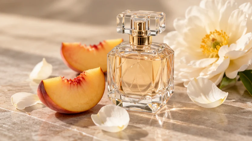 Ilustrasi editorial eksplorasi parfum