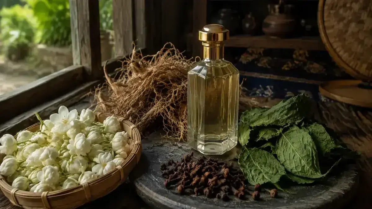 Produk parfum bernuansa natural dan bahan botanical